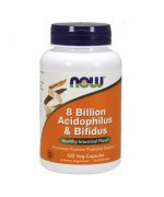NOW FOODS 8 Billion Acidophilus & Bifidus probiotyk - 60 kapsułek