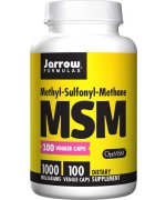 Jarrow Formulas MSM (Methyl-Sulfonyl-Methane Sulfur) siarka organiczna 1000mg - 100 kapsułek