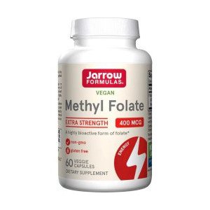 Jarrow Formulas Methyl Folate, kwas foliowy 400mcg