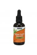 NOW FOODS Olive Leaf (Liść Oliwny) Glycerite 60ml - krople 60ml