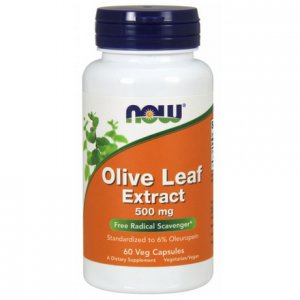 NOW FOODS Olive Leaf (Liść Oliwny) Extract 500mg