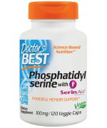 Doctor's Best Fosfatydyloseryna - Phosphatidyl Serine 100 mg - 120 kapsułek