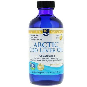 NORDIC NATURALS Arctic Cod Liver Oil 1060mg Cytryna