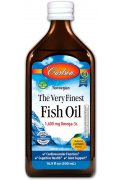Carlson Labs The Very Finest Fish Oil, Natural Lemon Omega 3 cytryna - 500 ml.