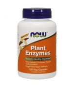 NOW Plant Enzymes (Enzymy roślinne) - 120 kapsułek