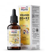 Zein Pharma Vitamin D3 + K2 Family Drops - 20 ml.