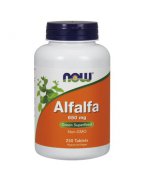 NOW FOODS Alfalfa lucerna siewna 650mg - 250 tabletek