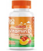 Doctor's Best Witamina D3 Kid's Gummies Fruit Flavours witamina D dla dzieci - 60 żelek