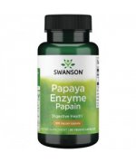 SWANSON Papaja Enzymy 100mg - 90 kapsułek