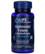 Life Extension Kwas foliowy - Optimized Folate - 100 tabletek