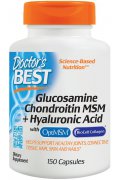 Doctor's Best Glucosamine Chondroitin MSM + Hyaluronic Acid - 150 kapsułek