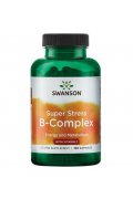 Swanson Super Stress B-Complex with Vitamin C - stres - 240 kapsułek 
