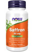 Now Foods szafran, 50mg - 60 szafran