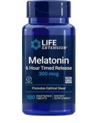Life Extension Melatonin 6 Hour Timed Release, 300mcg - 100 tabletek
