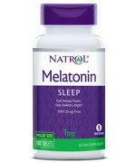 Natrol Melatonin, 1mg Melatonina - 180 tabletek