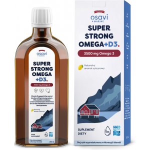 Osavi Super Strong Omega + D3 (Marine), 3500mg Omega 3 (Cytryna)