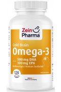 Zein Pharma Omega-3 Gold - Brain Edition - 120 miękkich kapsułek 