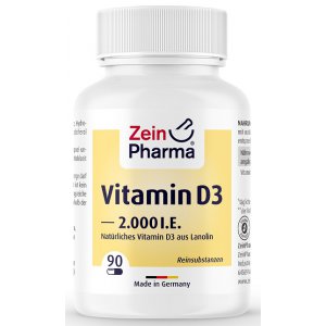 Zein Pharma Vitamin D3, 2000IU